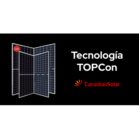 Placa Solar Canadian 570W 144 Cells TOPCon Eco Termia