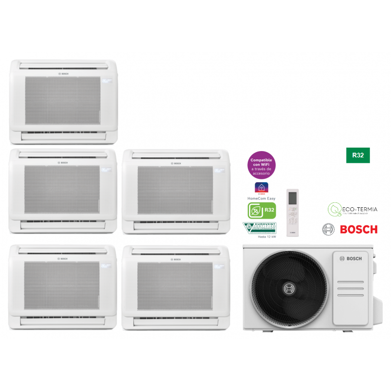 Set Multi BOSCH Climate 5000i 125 CNE 5x1 Eco termia