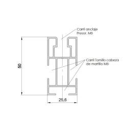 Clip para cables en perfiles G1 SUNFER 