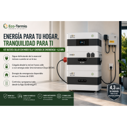 Kit Batería Solar con...